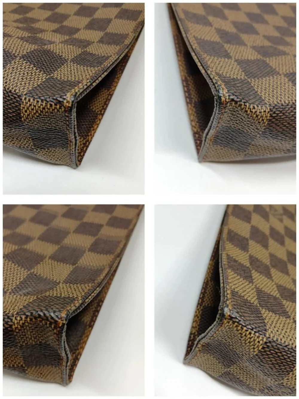Authentic Louis Vuitton Damier Ebene Toiletry 26 Pouch Bag